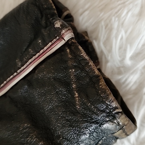 Wilson's Leather Moto Jacket Black /Brown Leather Jacket - Picture 11 of 16